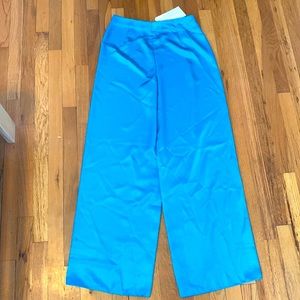 303 voyage vintage silk blue trousers